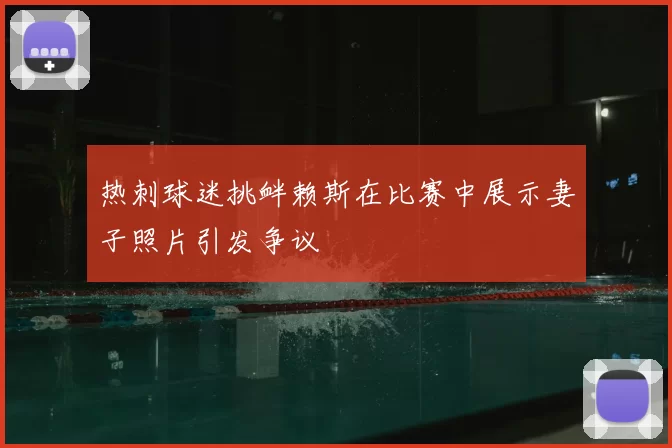 热刺球迷挑衅赖斯在比赛中展示妻子照片引发争议