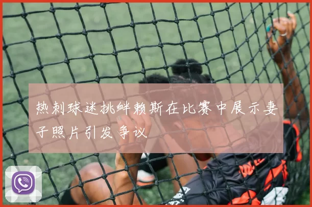 热刺球迷挑衅赖斯在比赛中展示妻子照片引发争议